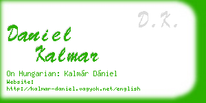 daniel kalmar business card